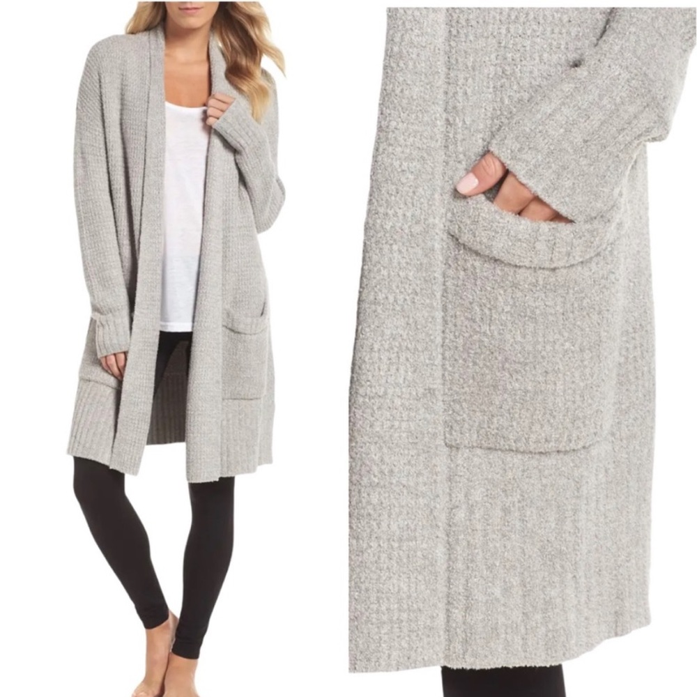 Barefoot Dreams Light Gray Women's Cardigan